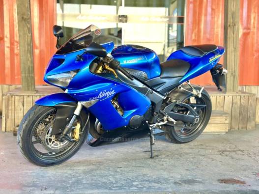 KAWASAKI - NINJA ZX-6R 636 - 2006/2006 - Azul - R$ 29.500,00